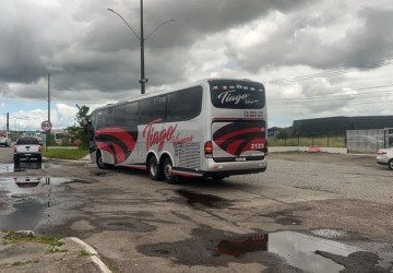 Polícia Rodoviária Federal intercepta ônibus com 32 trabalhadores sem carteira de trabalho em Aracaju